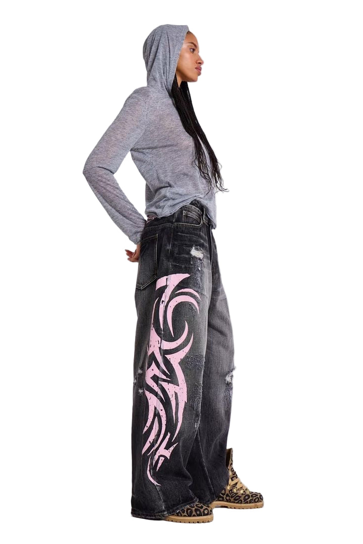 Y2K TRIBAL CORE JEANS
