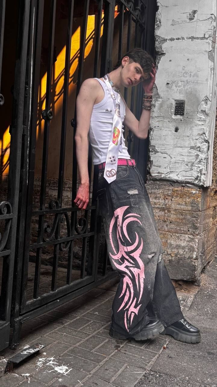 Y2K TRIBAL CORE JEANS