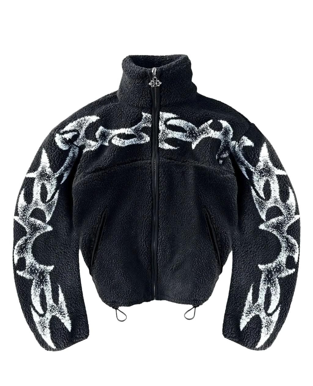 Y2K FLAME FLEECE JACKET