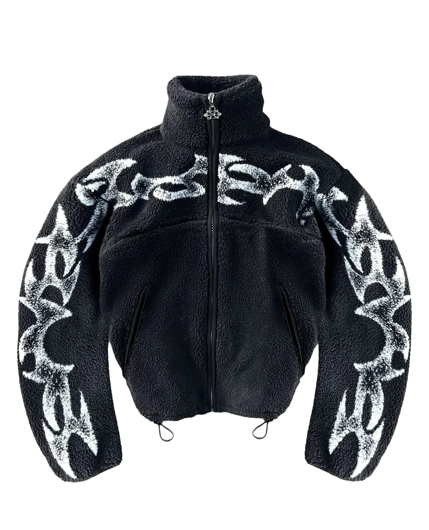 Y2K FLAME FLEECE JACKET