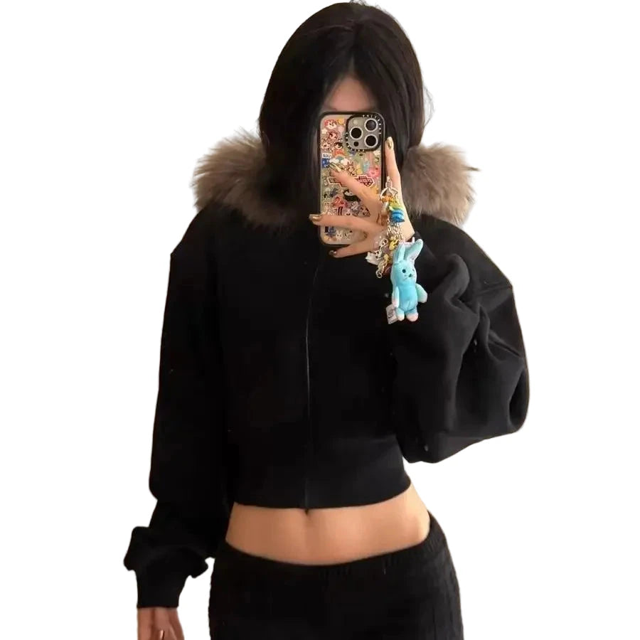 Y2K CROP JACKET