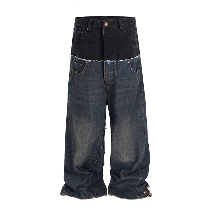 Y2K DUAL TONE JEANS