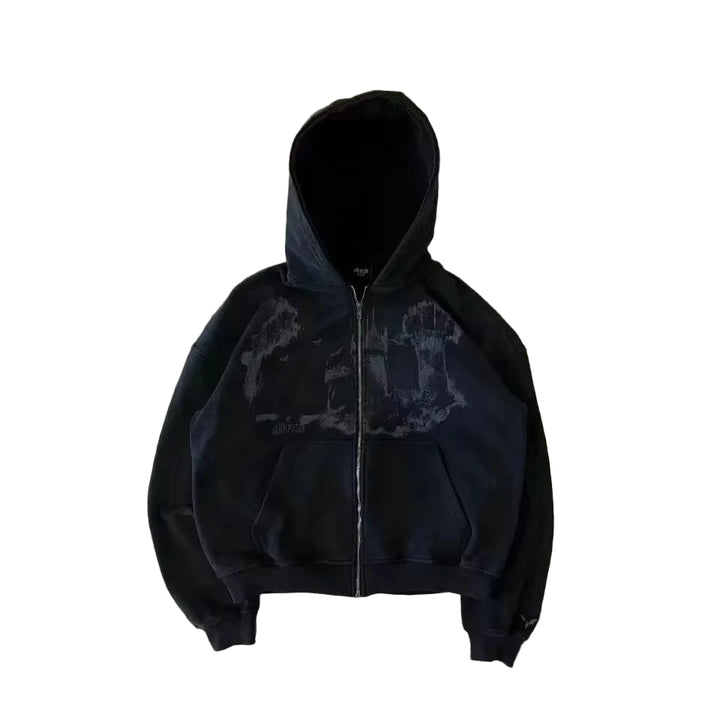 Y2K CASTLE ZIP HOODIE