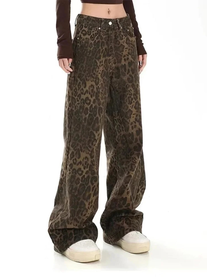 Y2K LEOPARD DENIM