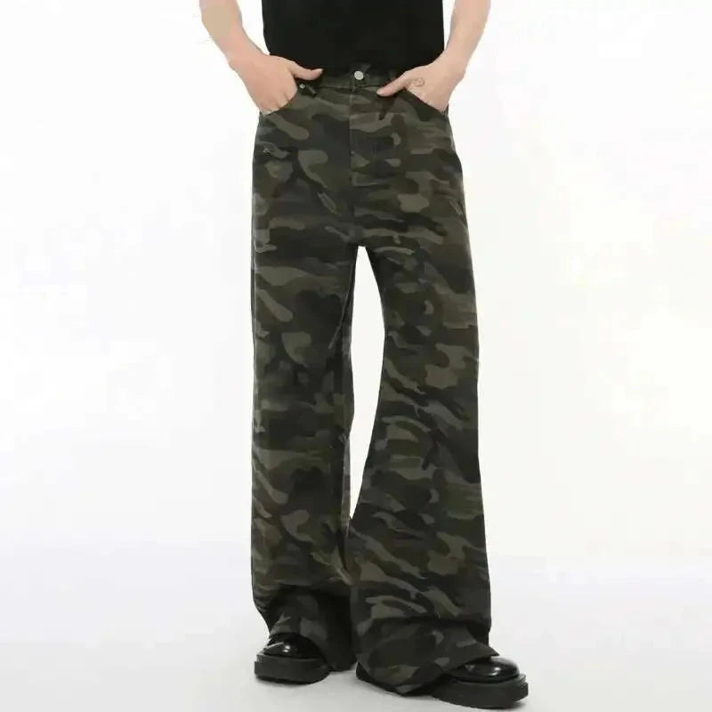 Y2K CAMOUFLAGE JEANS