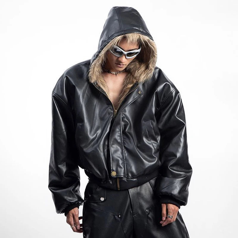 REVERSIBLE FUR BOMBER