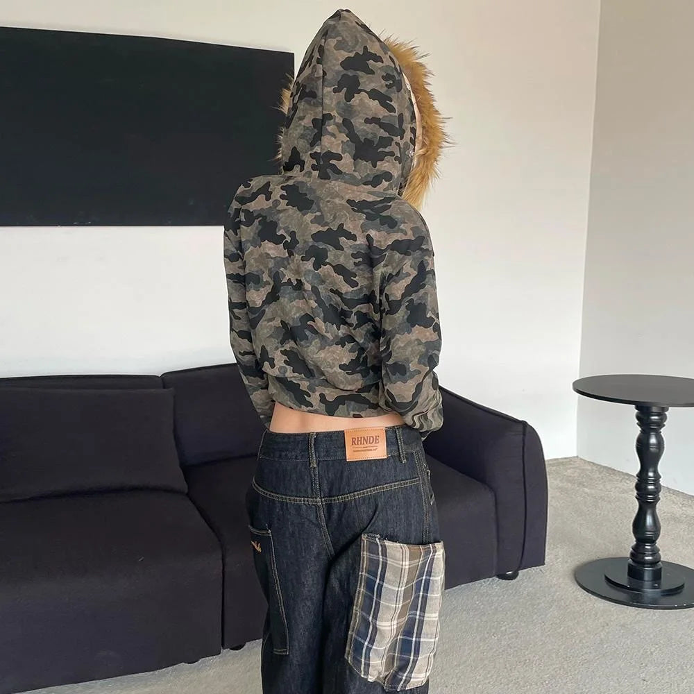 Y2K CAMOUFLAGE BOMBER