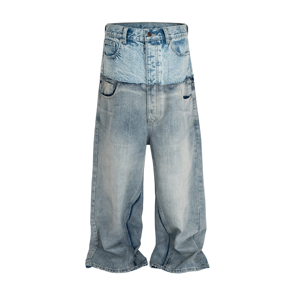 Y2K DUAL TONE JEANS