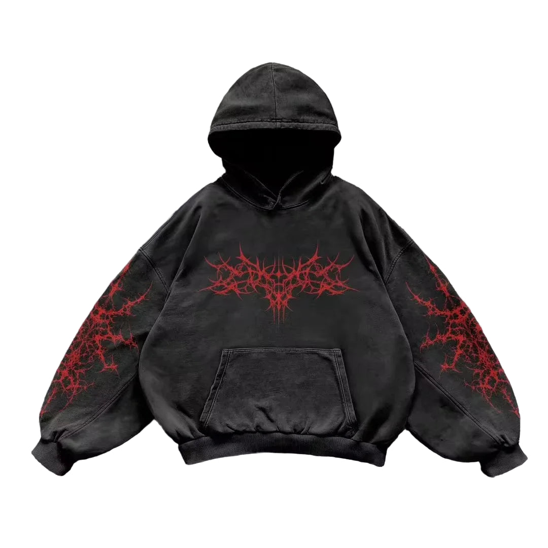 Y2K TRIBAL HOODIE