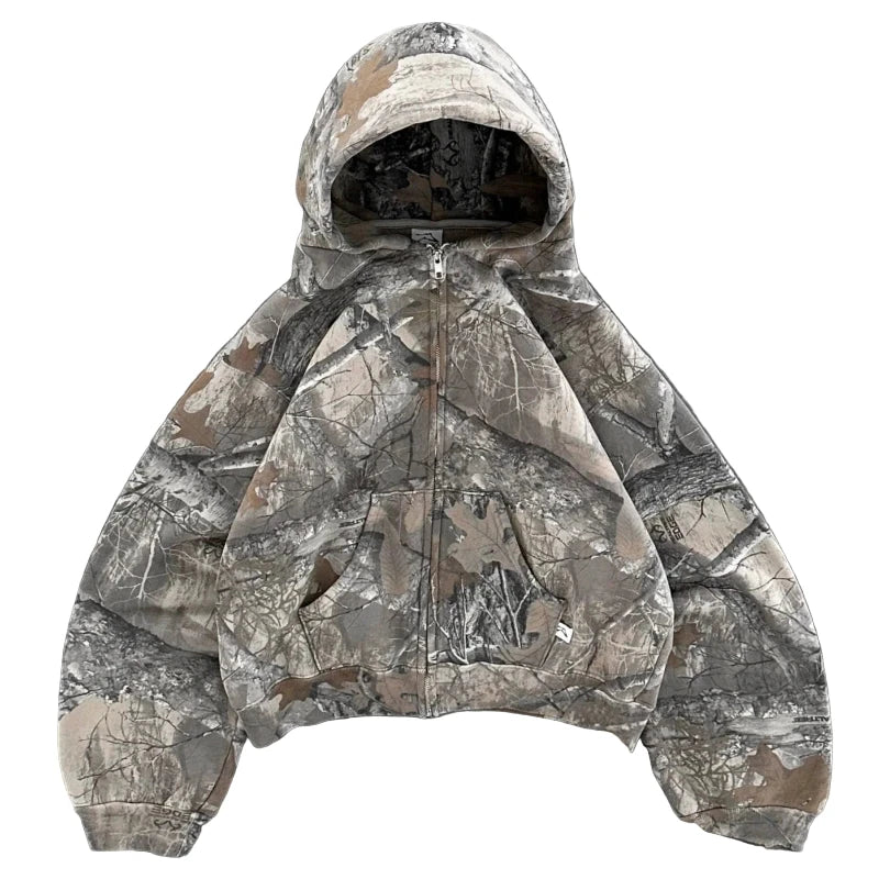 Y2K CAMO HOODIE