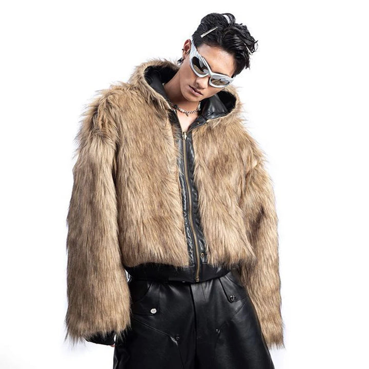 REVERSIBLE FUR BOMBER