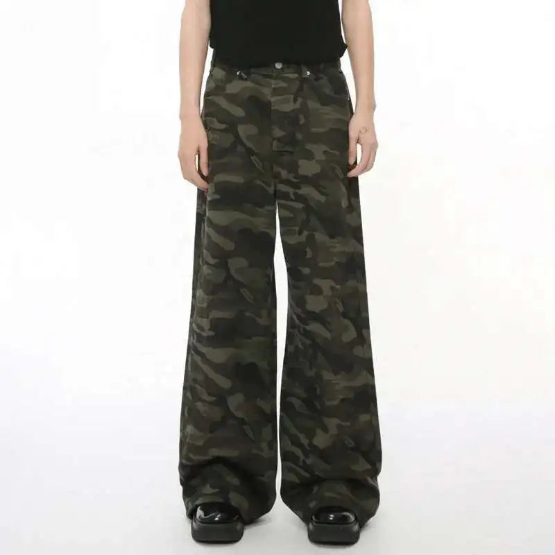 Y2K CAMOUFLAGE JEANS