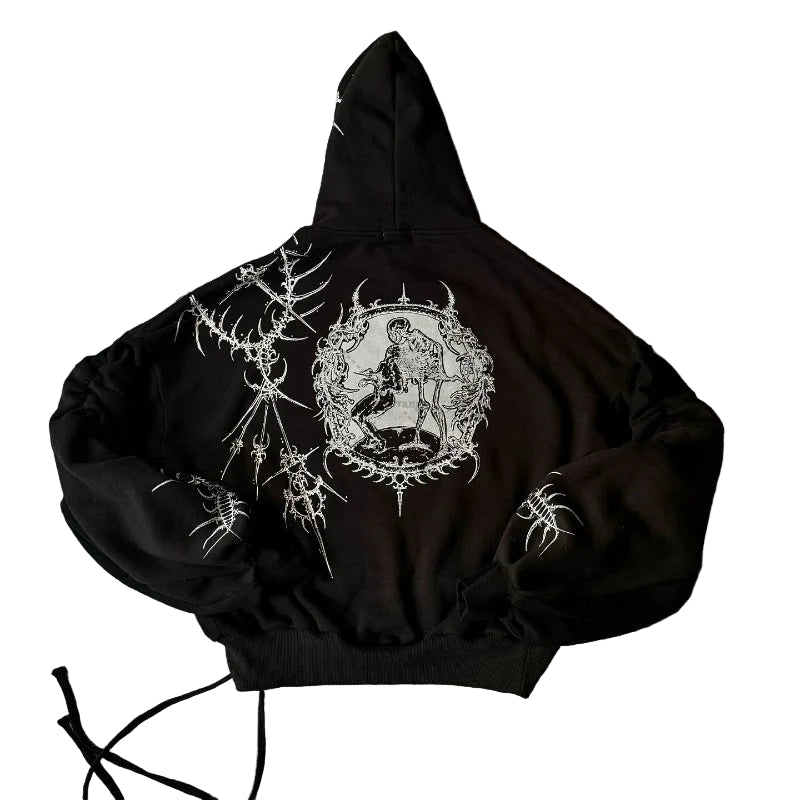 Y2K SKELETON HOODIE